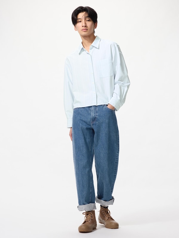 Oxford Boxy Shirt | Long Sleeve | Stripe