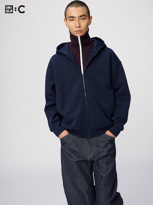 Sweat Oversized Full-Zip Hoodie