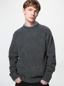 Souffle Yarn Crew Neck Sweater