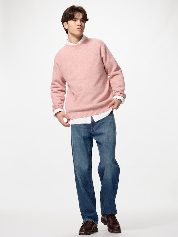 Souffle Yarn Crew Neck Sweater