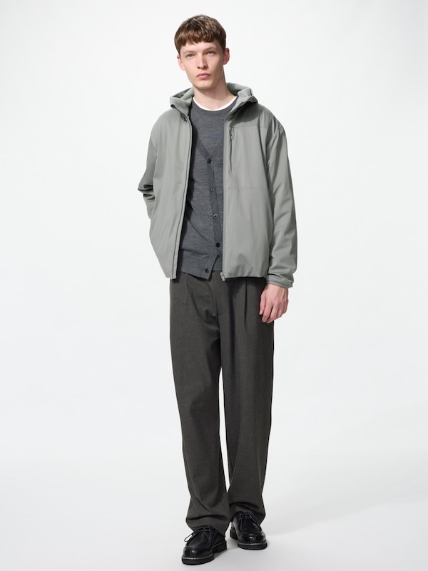 Windproof Fleece Full-Zip Hoodie