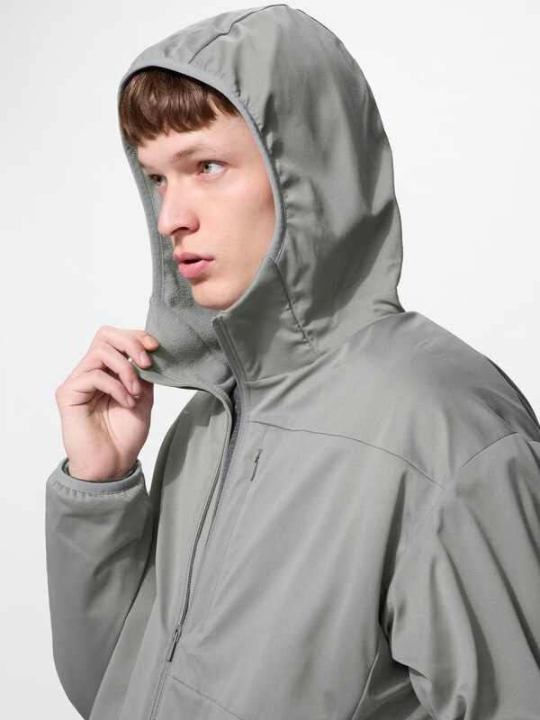 Windproof Fleece Full-Zip Hoodie