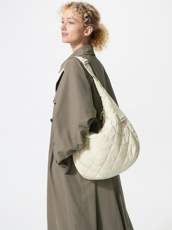 Quilted Puffy Shoulder Bag | 16L