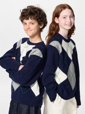 Souffle Yarn Sweater | Argyle