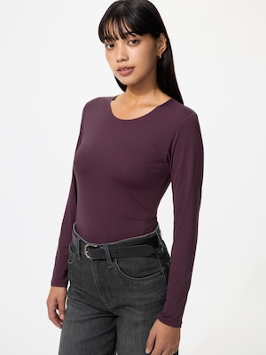 AIRism UV Protection Crew Neck T-Shirt | Long Sleeve