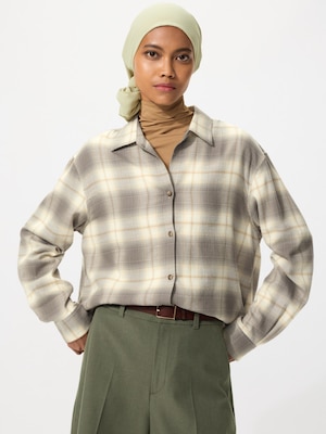 Soft Flannel Skipper Shirt | Long Sleeve | Check