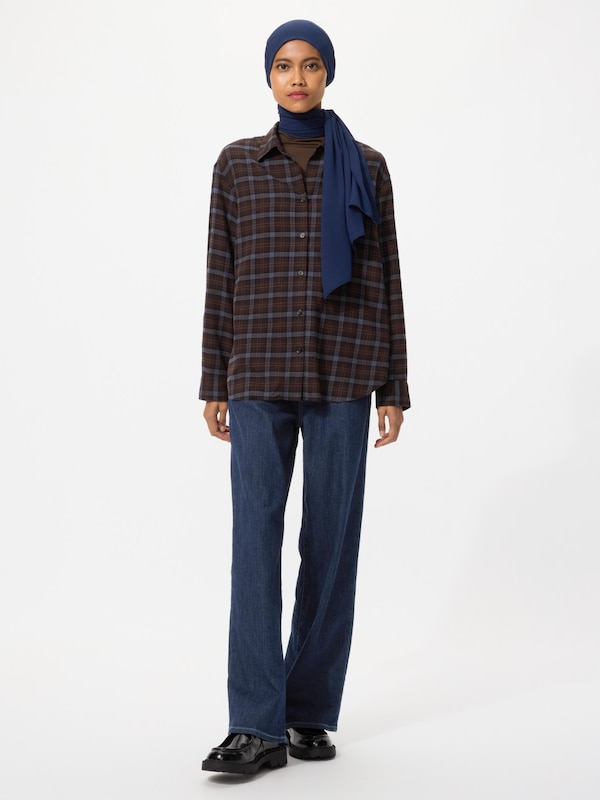 Soft Flannel Skipper Shirt | Long Sleeve | Check