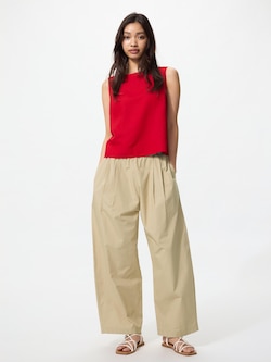 Cotton Volume Easy Pants