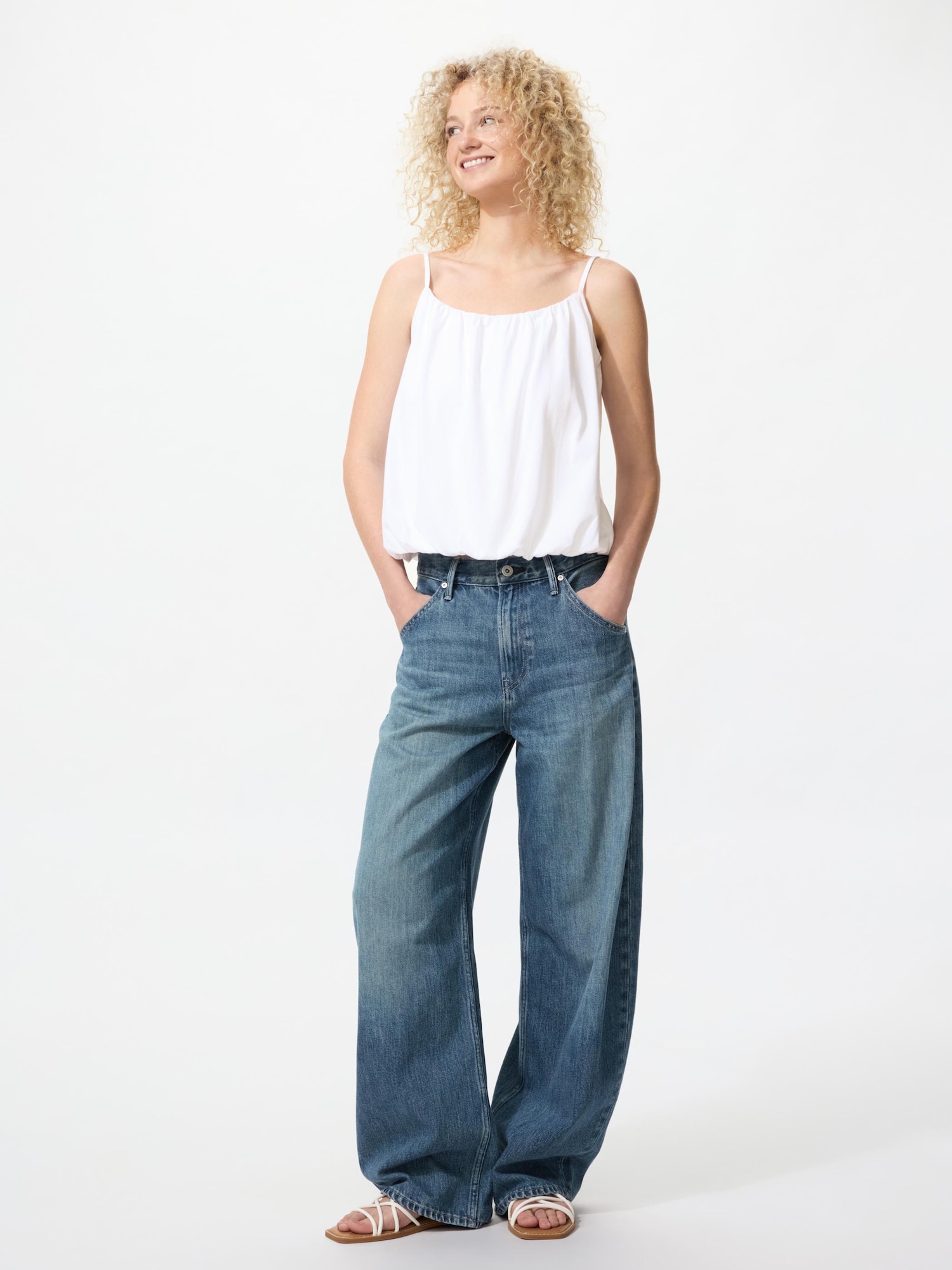 Women's Balloon Gathered Camisole | UNIQLO MY