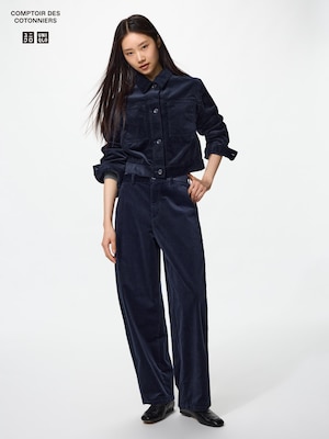 Corduroy Barrel Leg Pants