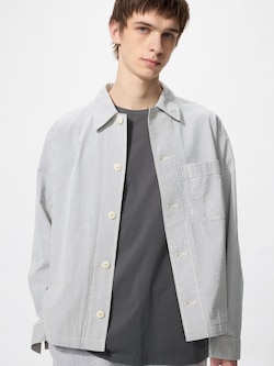 Seersucker Overshirt