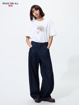 PEACE FOR ALL Short Sleeve Graphic T-shirt | Kengo Kuma