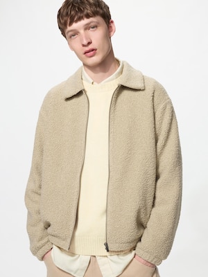 Pile Lined Fleece Blouson