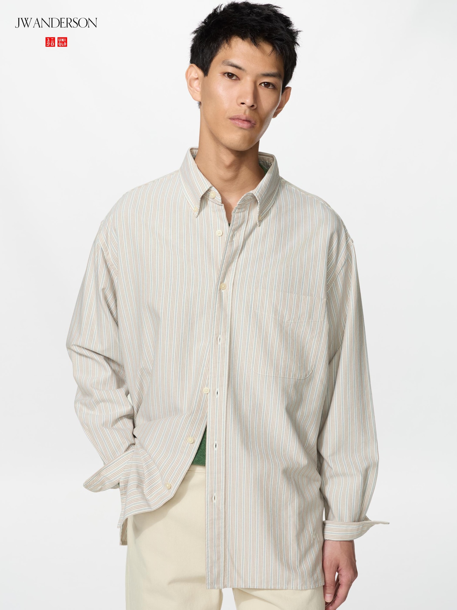 Oxford Oversized Shirt | Long Sleeve | Stripe