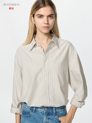 Oxford Oversized Shirt | Long Sleeve | Stripe