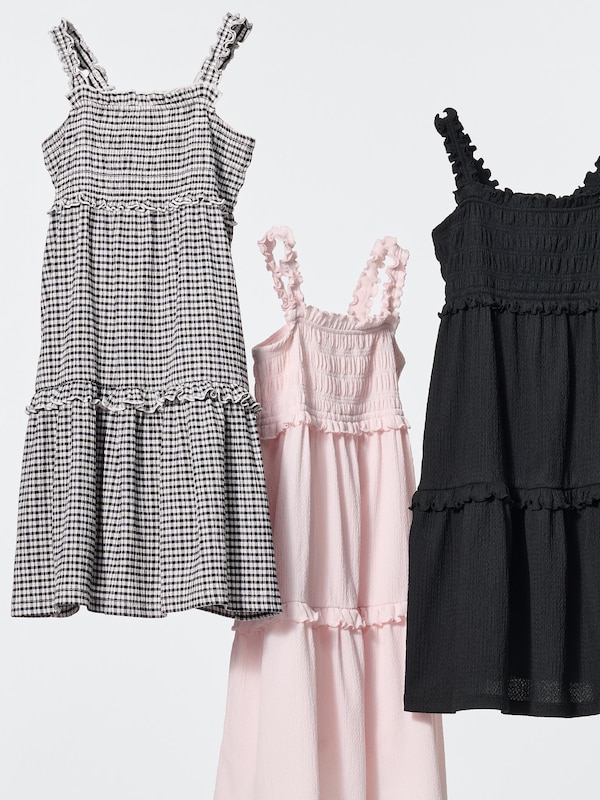 GIRLS Shirring Dress