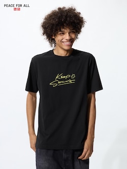 PEACE FOR ALL Short Sleeve Graphic T-shirt | Ke Huy Quan