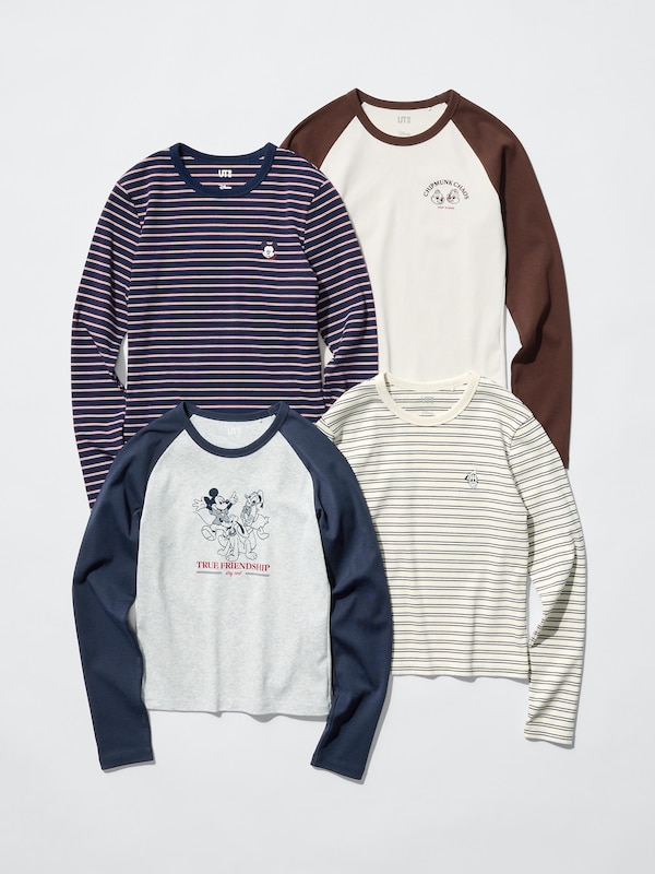 Mickey＆Friends UT (Long Sleeve Graphic T-shirt)