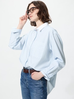 Cotton Oversized Shirt Long Sleeve