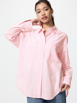 Cotton Oversized Shirt Long Sleeve