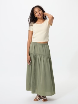 Nylon Gather Skirt
