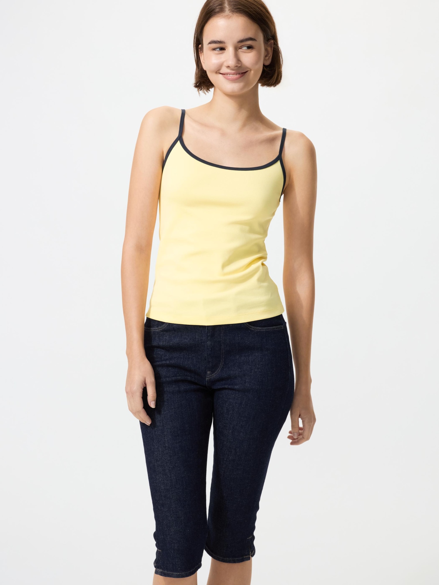 Crew Neck Camisole | Color Block