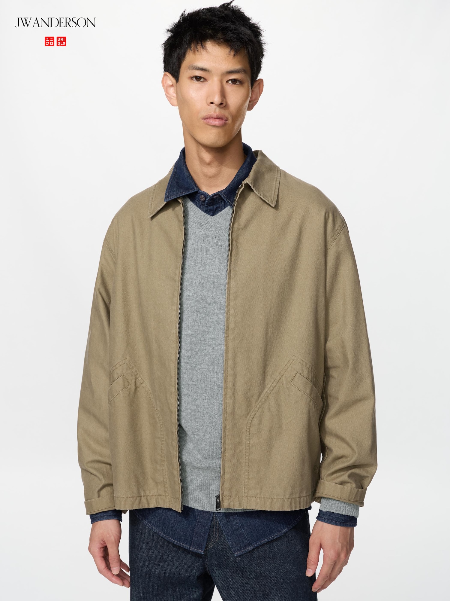 Zip Up Blouson