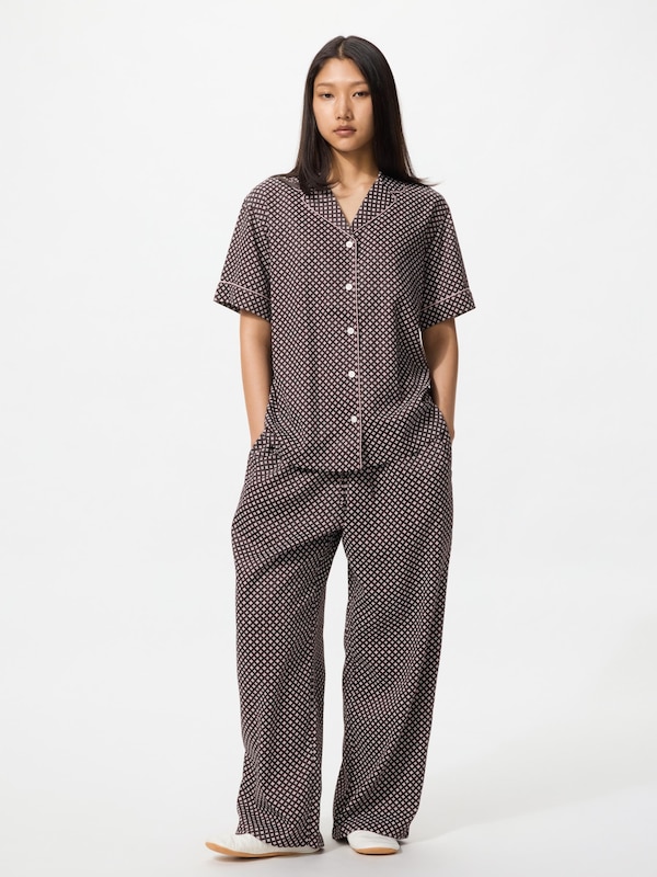 Satin Pajamas | Short Sleeve | Print