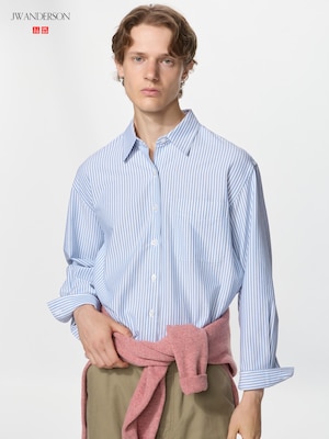 Oxford Boxy Shirt | Long Sleeve | Stripe