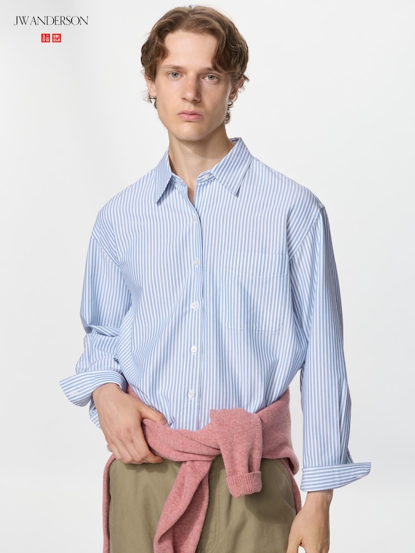 Oxford Boxy Shirt | Long Sleeve | Stripe