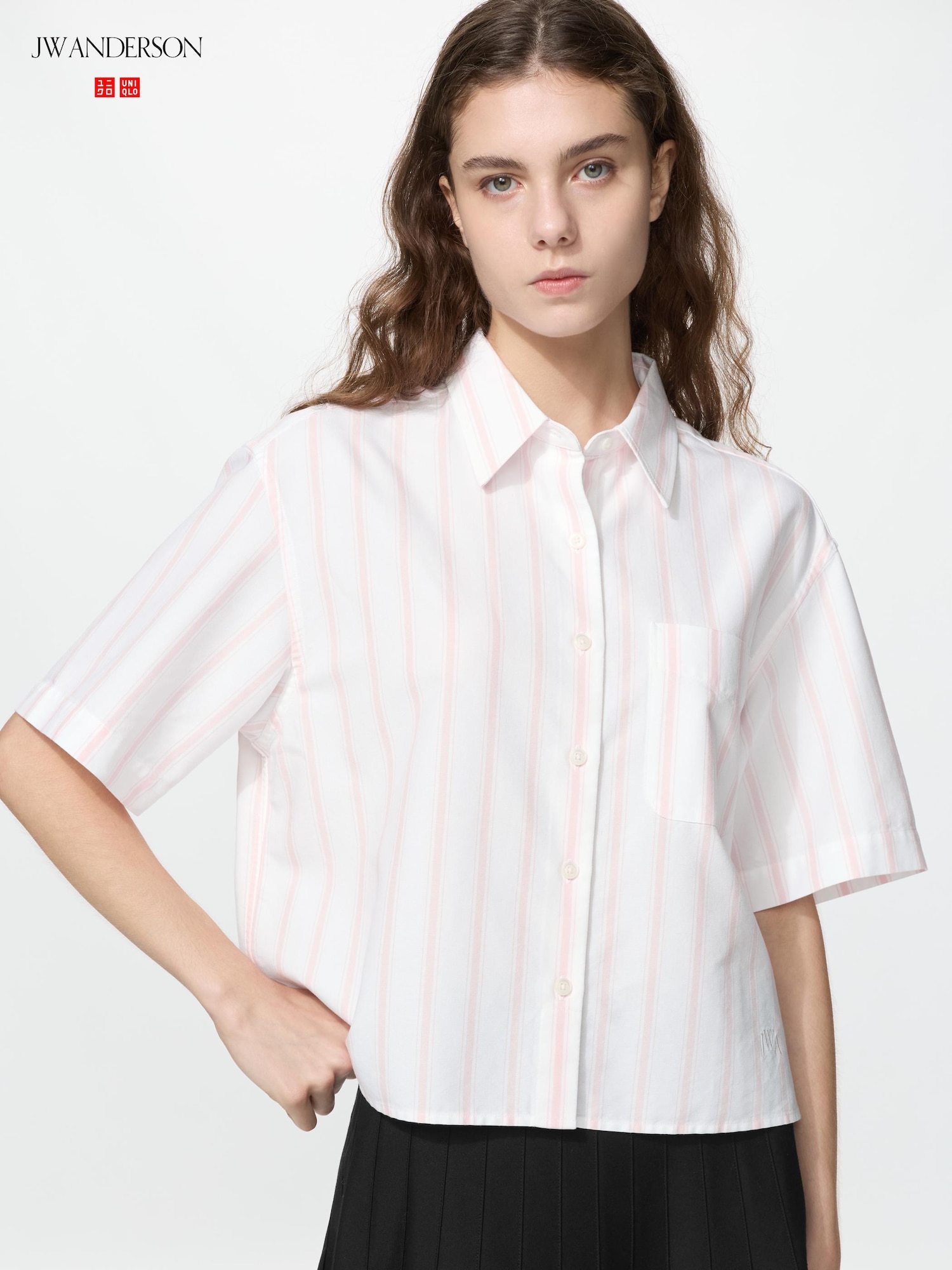 Oxford Boxy Shirt | Short Sleeve | Stripe