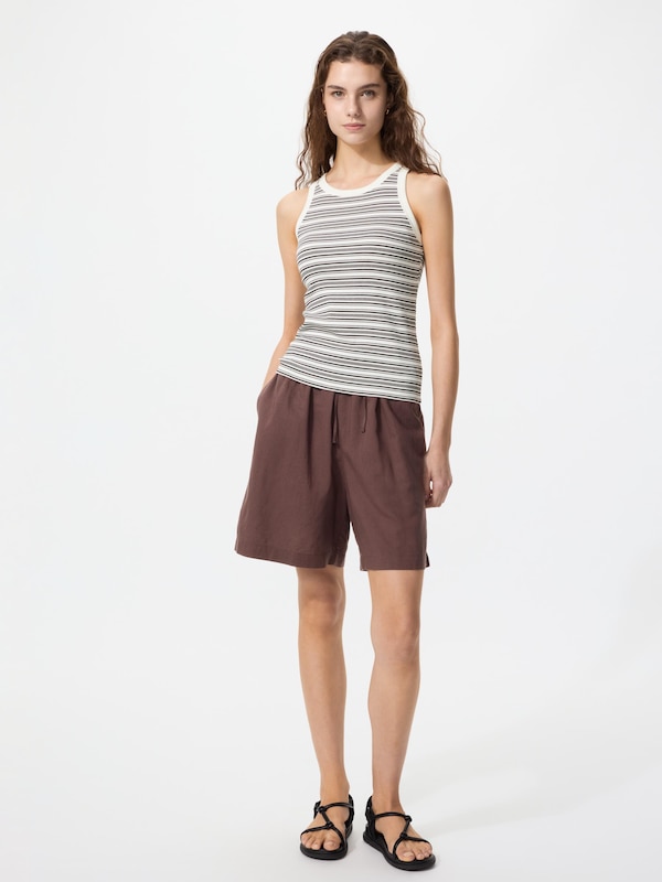 Ribbed Bra Top | Stripe