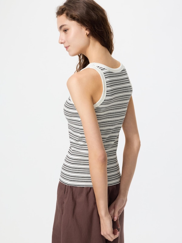 Ribbed Bra Top | Stripe