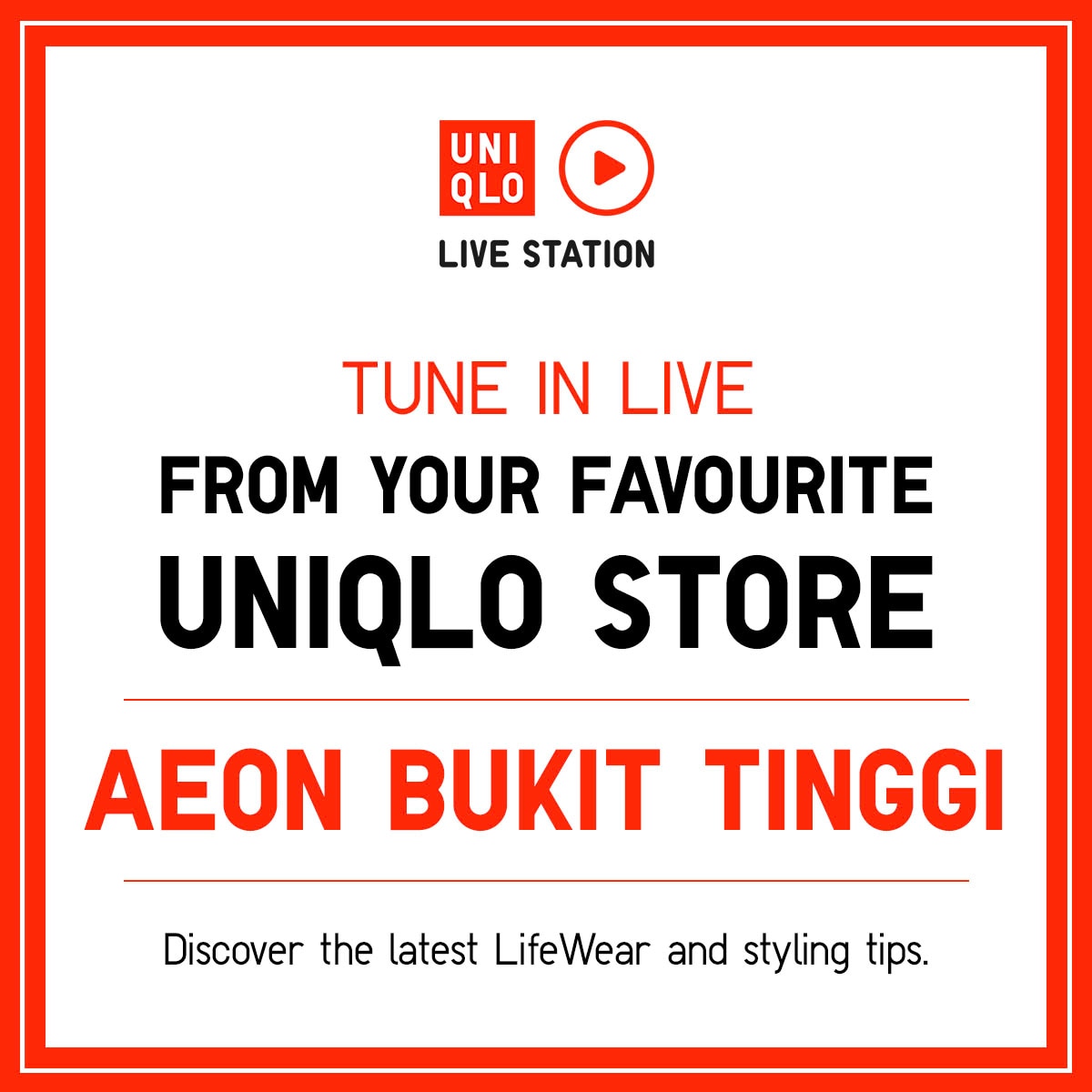 Tune In: AEON Bukit Tinggi