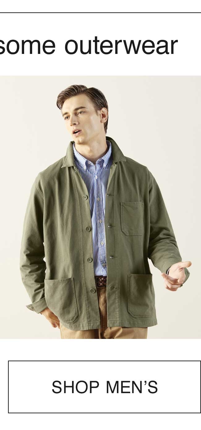 SHOP MEN'S OUTERWEAR