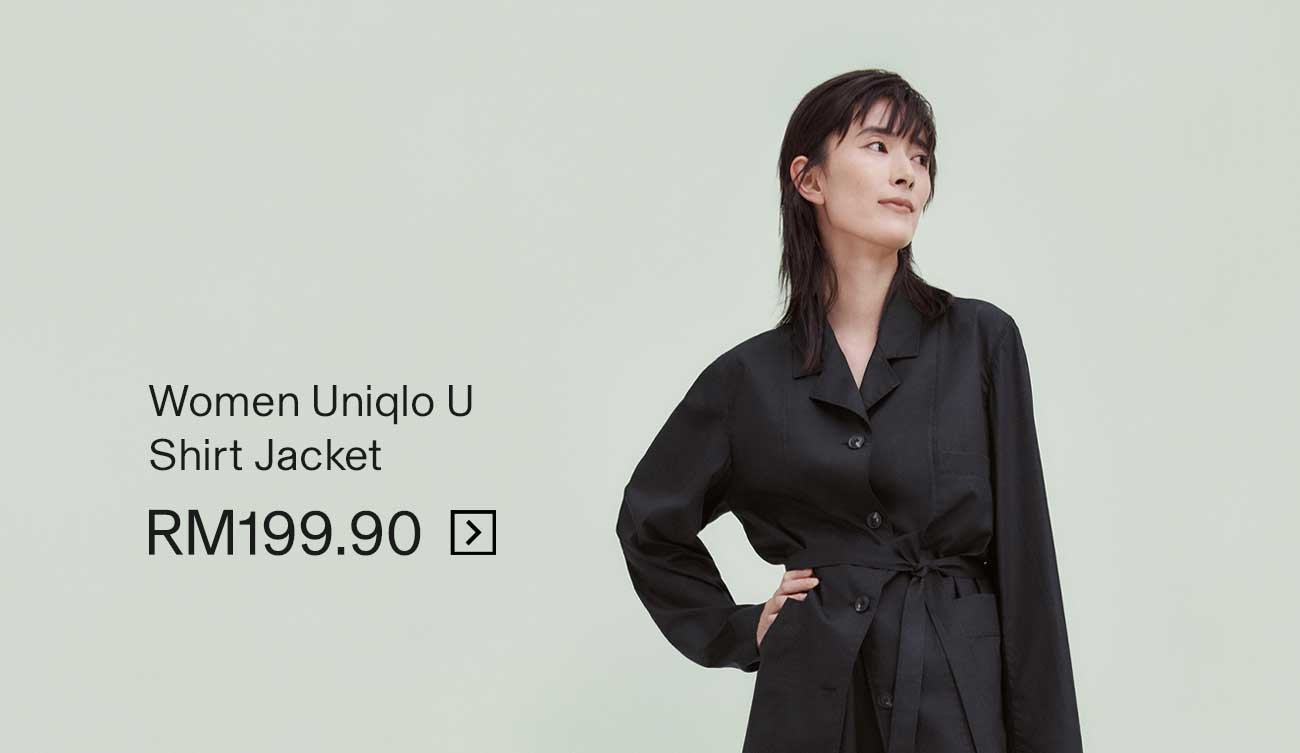 WOMEN UNIQLO U SHIRT JACKET