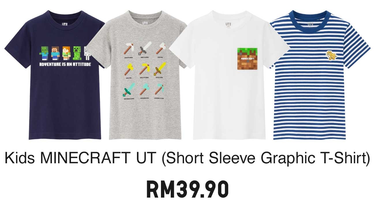 KIDS MINECRAFT UT (SHORT SLEEVE GRAPHIC T-SHIRT)