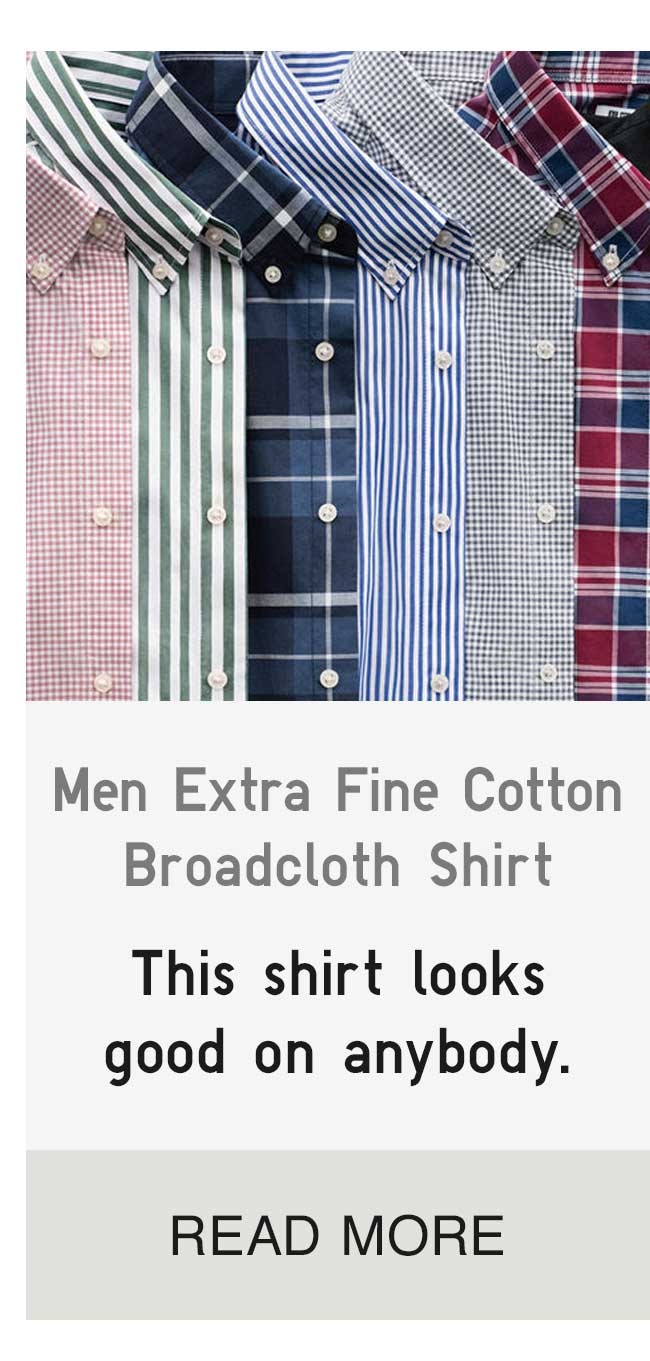 MEN EXTRA FINE COTTON BROADCLOTH SHIRT