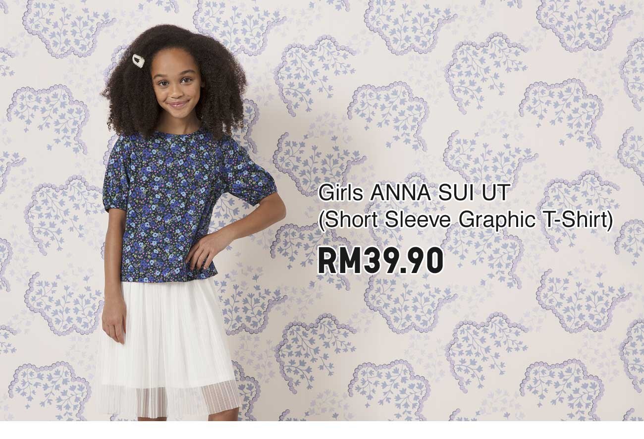 GIRLS ANNA SUI UT (SHORT SLEEVE GRAPHIC T-SHIRT)