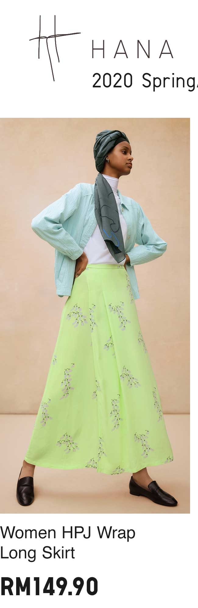 WOMEN HPJ WRAP LONG SKIRT