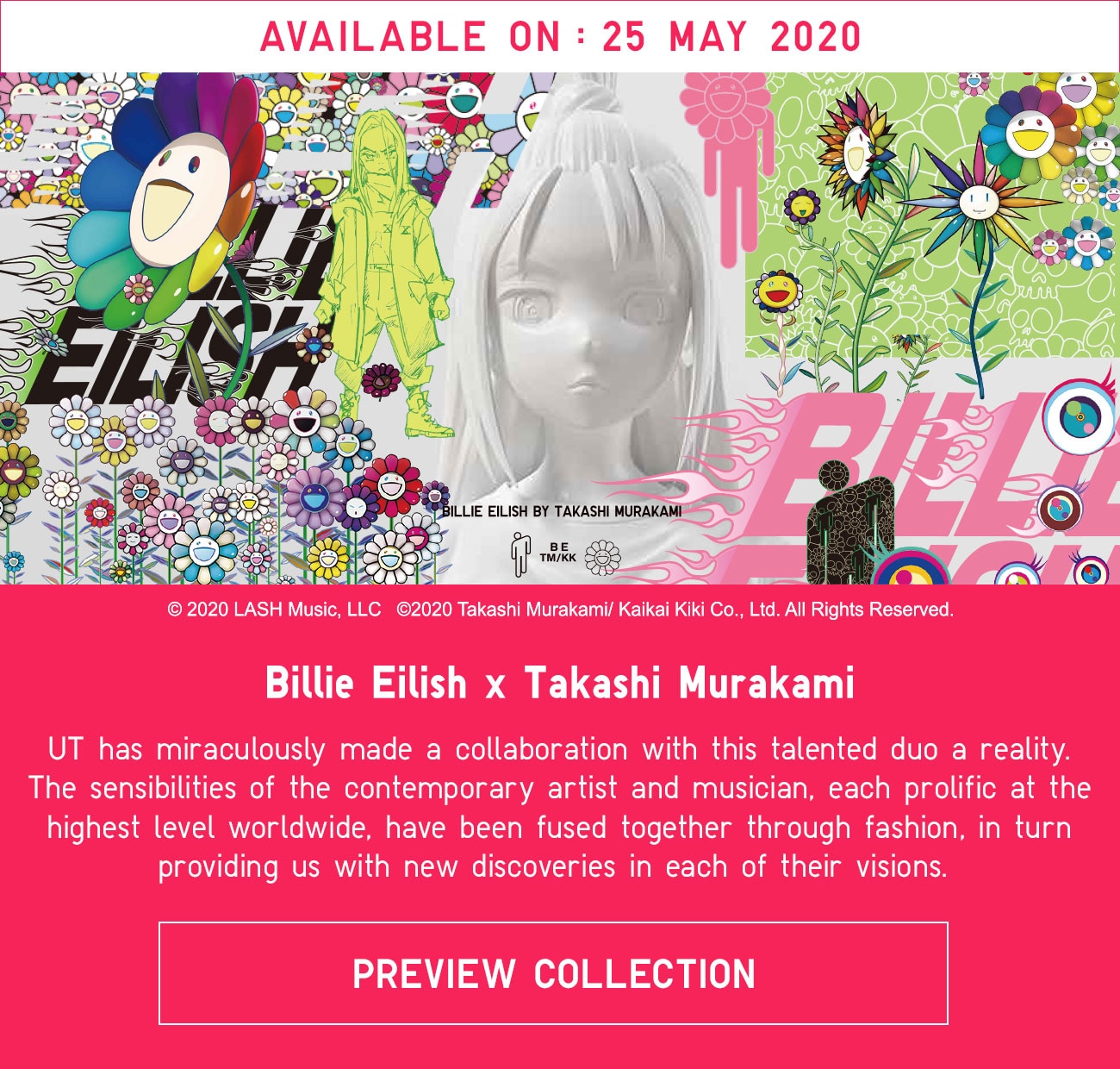 Billie Eilish x Takashi Murakami Teaser