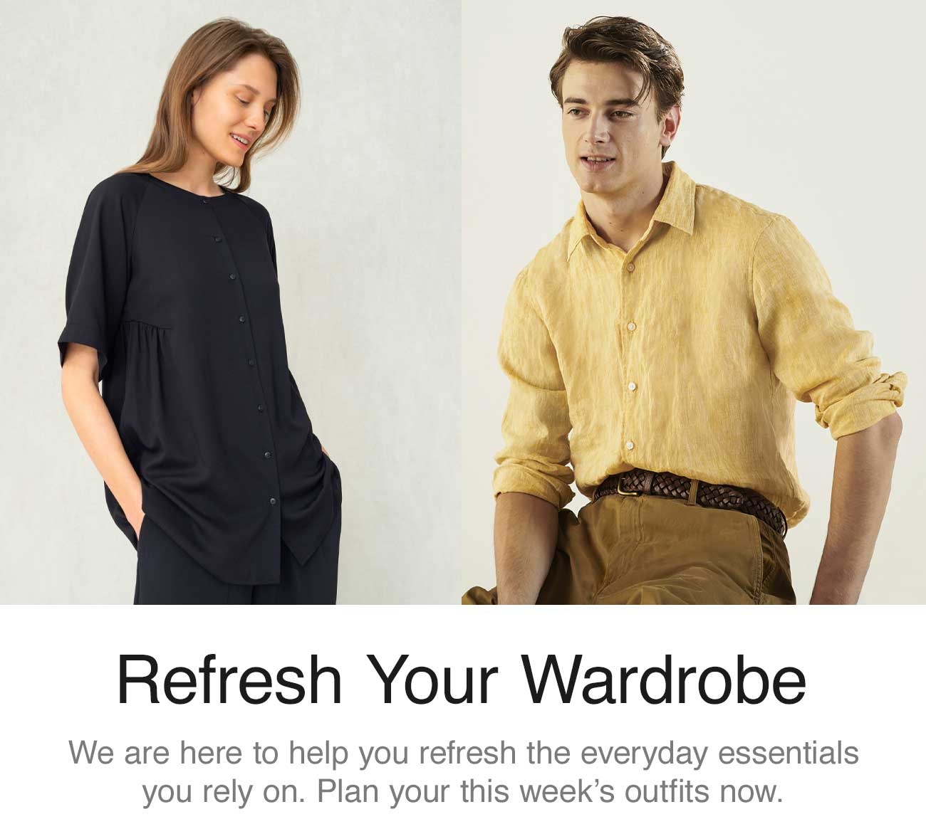 REFRESH YOUR WARDROBE