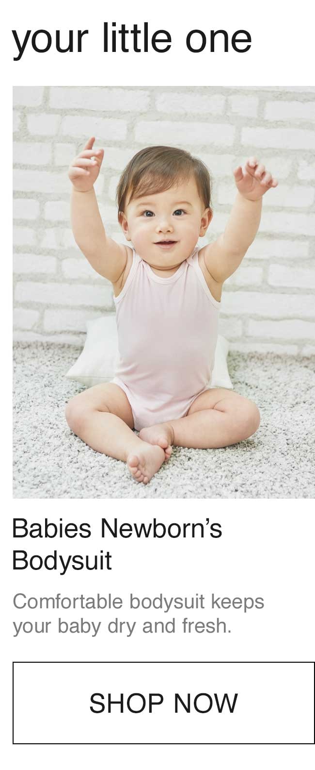 BABIES NEWBORN'S BODYSUIT