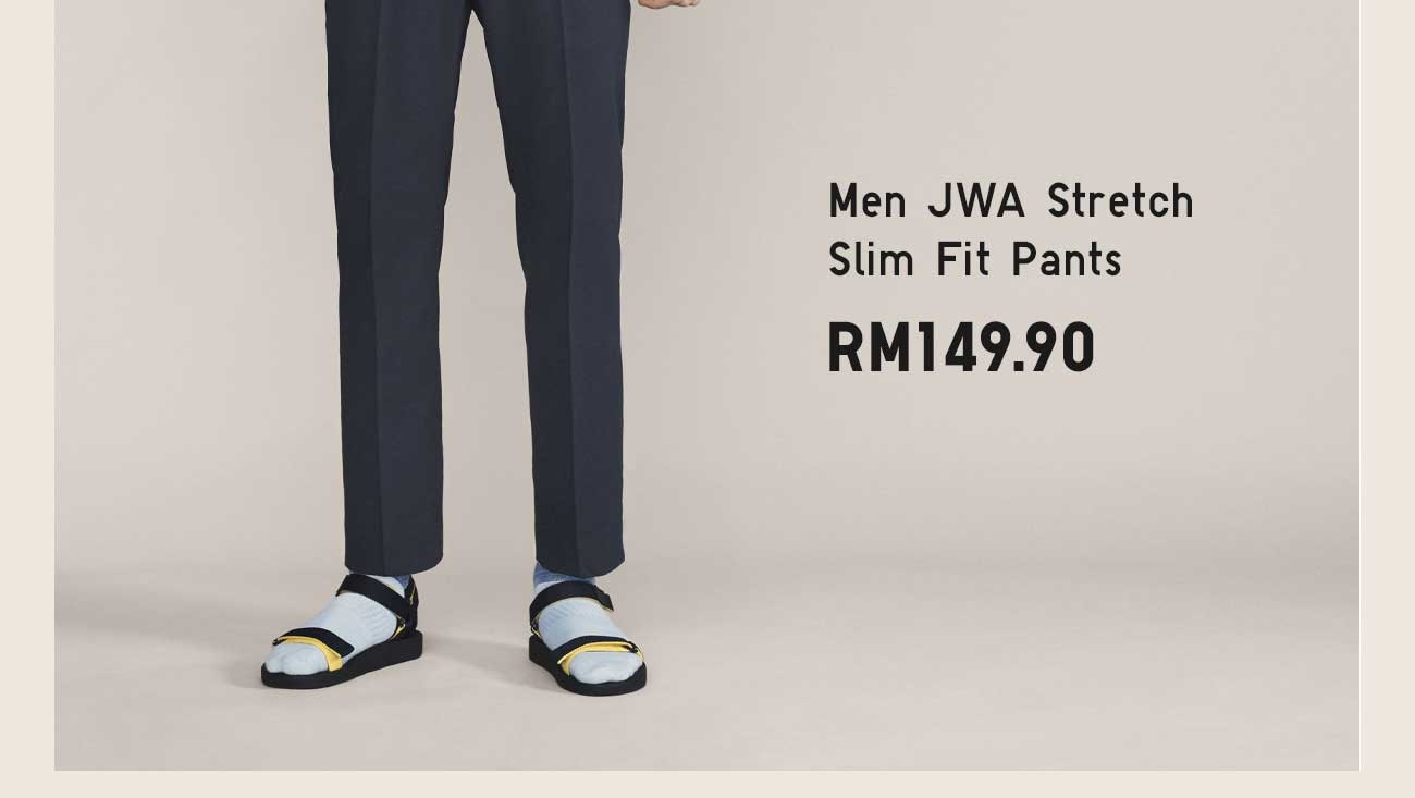 MEN JWA STRETCH SLIM FIT PANTS