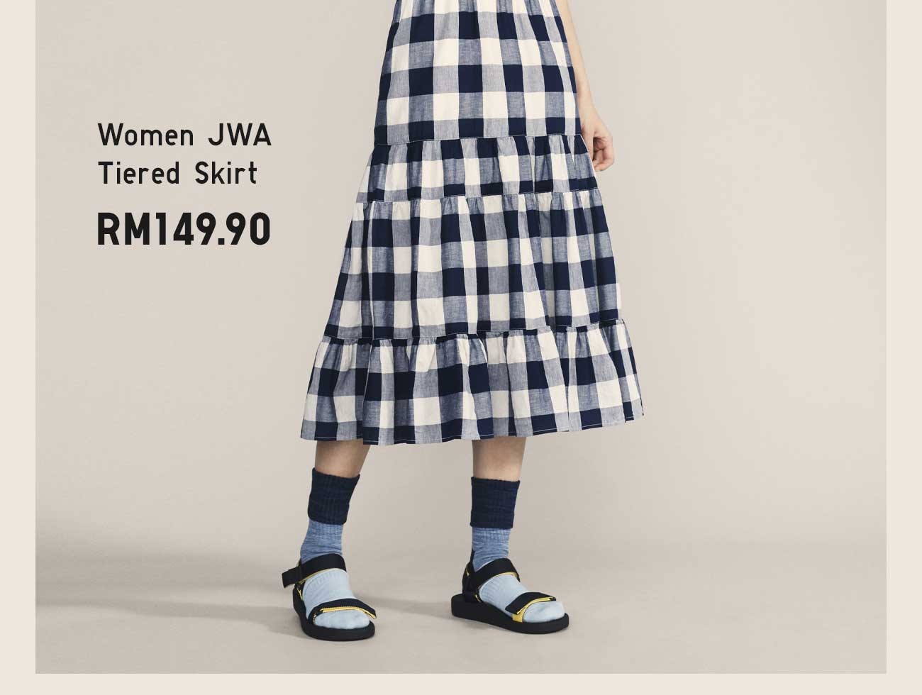 WOMEN JWA TIERED SKIRT