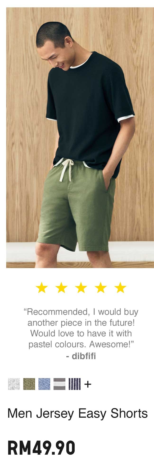 MEN JERSEY EASY SHORTS