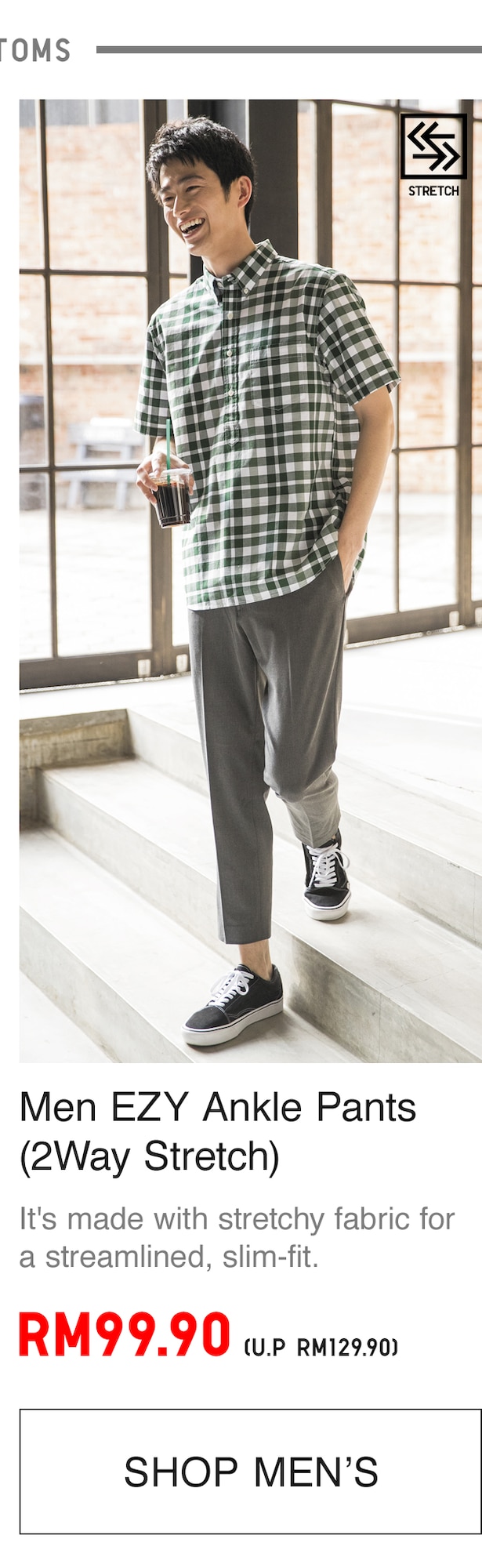 MEN EZY ANKLE PANTS