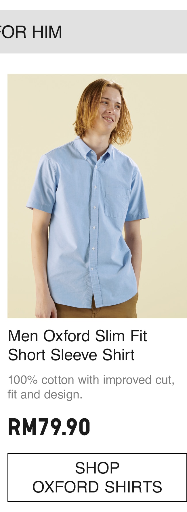 MEN OXFORD SHIRTS