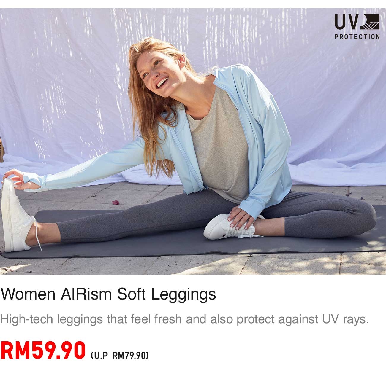 WOMEN AIRISM SOFT LEGGINGS