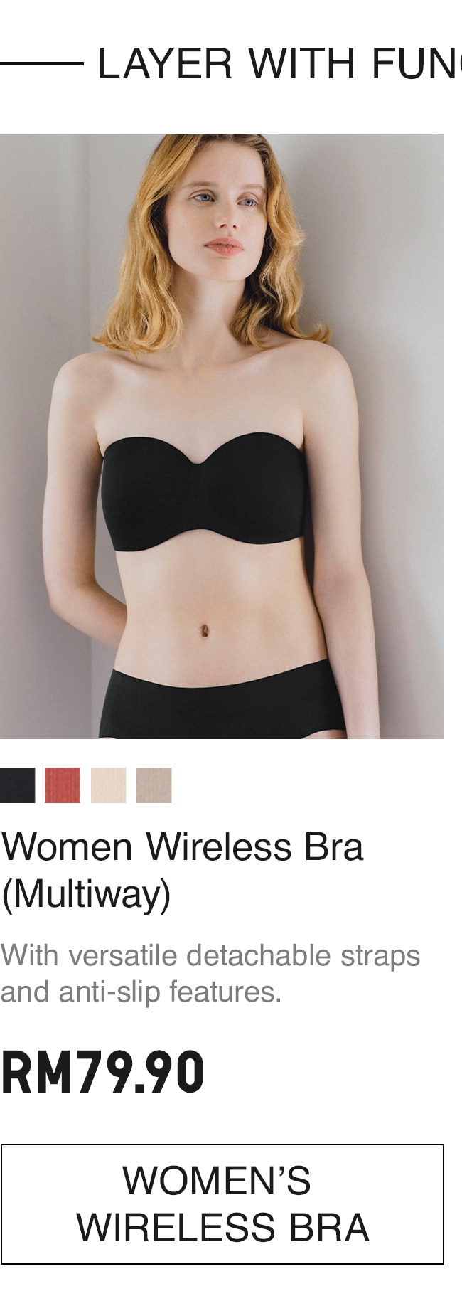 WOMEN WIRELESS BRA